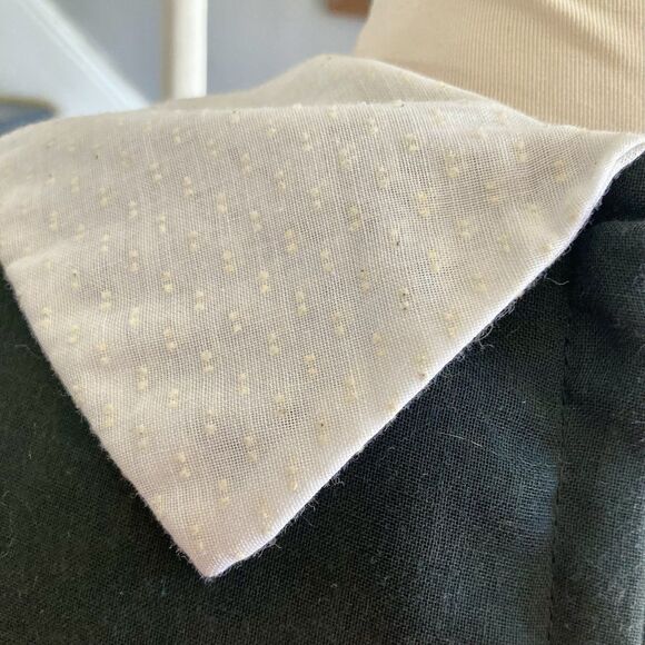 VOLUP 1970s Black And White Psychedelic Paisley Maxi Dress Hostess Pinup - Picture 10 of 15